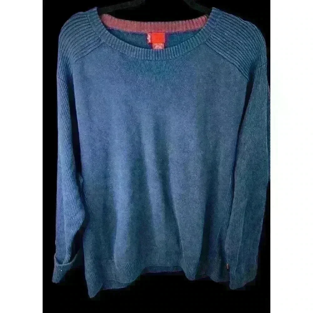 Levi's Men's 100 % Cotton Knit‎ Sweater XXL 2XL Blue